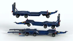 Low Loader Trailer Arocs Scale