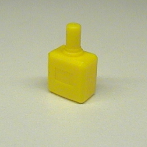 Lego Belville / Scala, Equipment, Bottle Perfume with Rectangle Base / Yellow