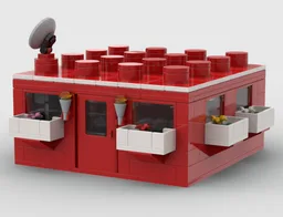 Up Scaled Brick 4x4 House