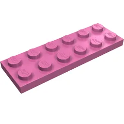 Plate 2 x 6 / Light Purple