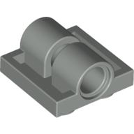Lego Plate Special 2 x 2 with 2 Pin Holes / Light Gray