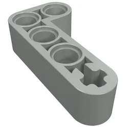 Technic Beam 2 x 4 L-Shape Thick / Light Gray