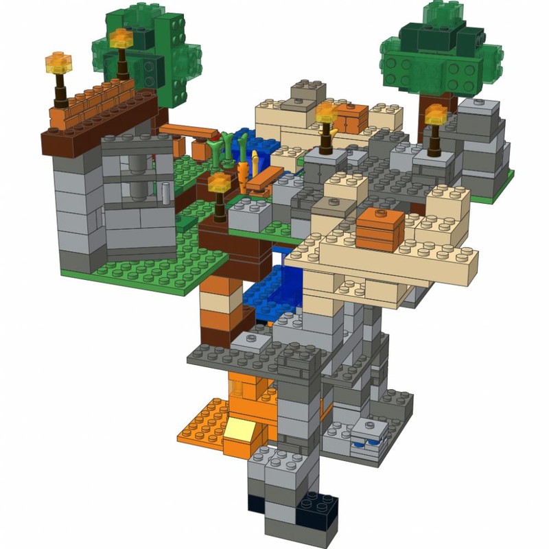 Lego Minecraft - Pillars of the World