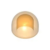 Dome 1 x 1 x 2/3 / Trans-Orange