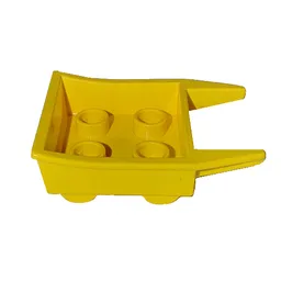 Duplo Shopping Cart / Trolley 2 x 3 / Yellow