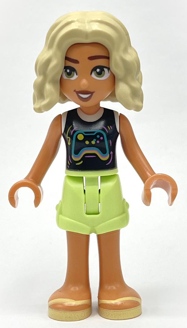 Lego Nova - Black Top, Bright Light Yellow Shorts