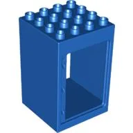 Duplo Building Door Frame / Entryway 4 x 4 x 5 / Blue