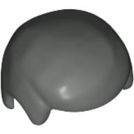 Lego Hair Smooth / Dark Gray