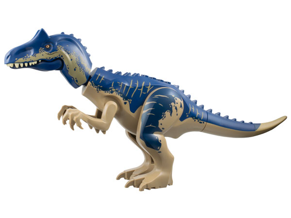 Lego Dinosaur Allosaurus with Dark Blue Back and Head