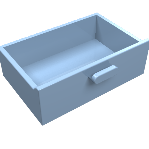 Lego Cupboard 2 x 3 Drawer / Bright Light Blue