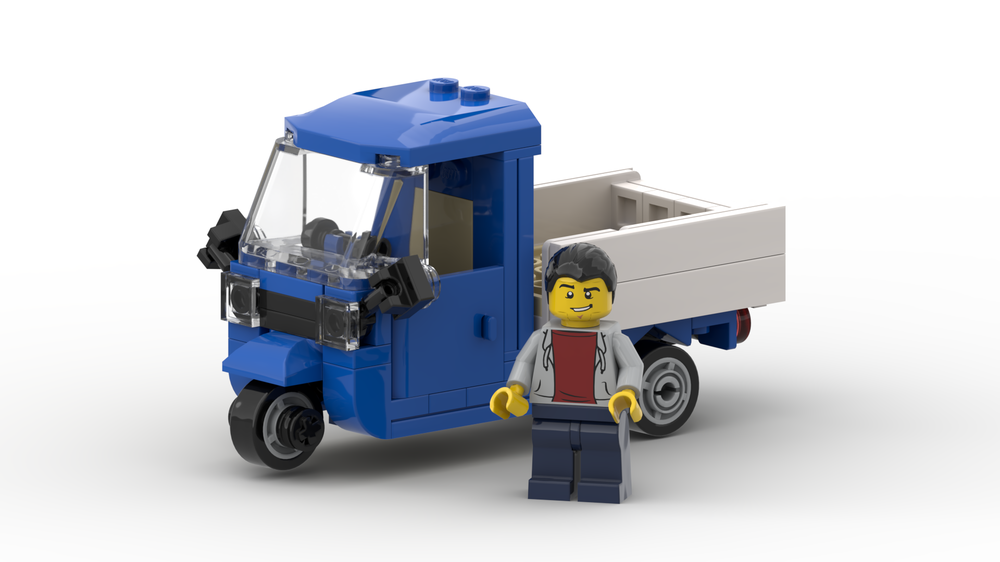 Lego Piaggio Ape - three-wheeled light commercial vehicle