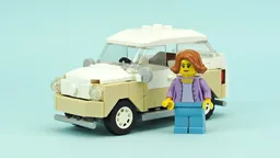 Small vintage car