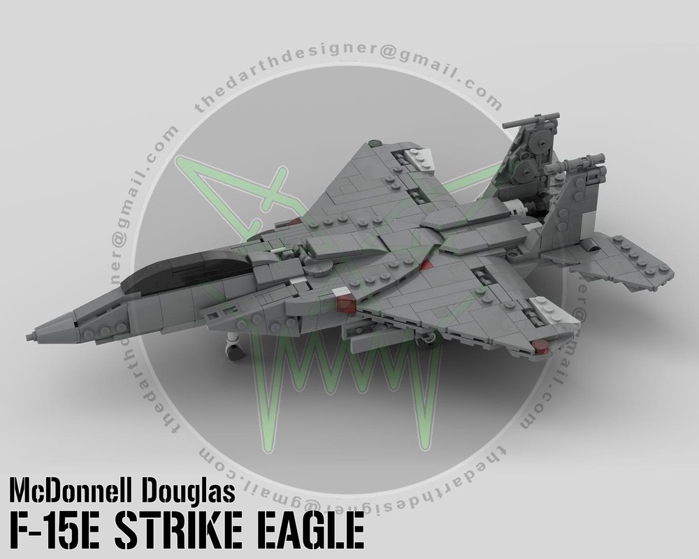 Lego McDonnell Douglas F-15E Strike Eagle - 1:70 Scale