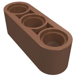 Technic Beam 1 x 3 Thick / Light Brown