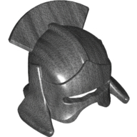 Lego Helmet Castle with Lateral Comb [Uruk-hai] / Pearl Titanium