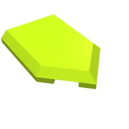 Tile Special 2 x 3 Pentagonal / Lime