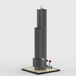 Cologne Tower at 1/650th scale