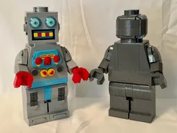 Up-Scaled Clockwork Robot