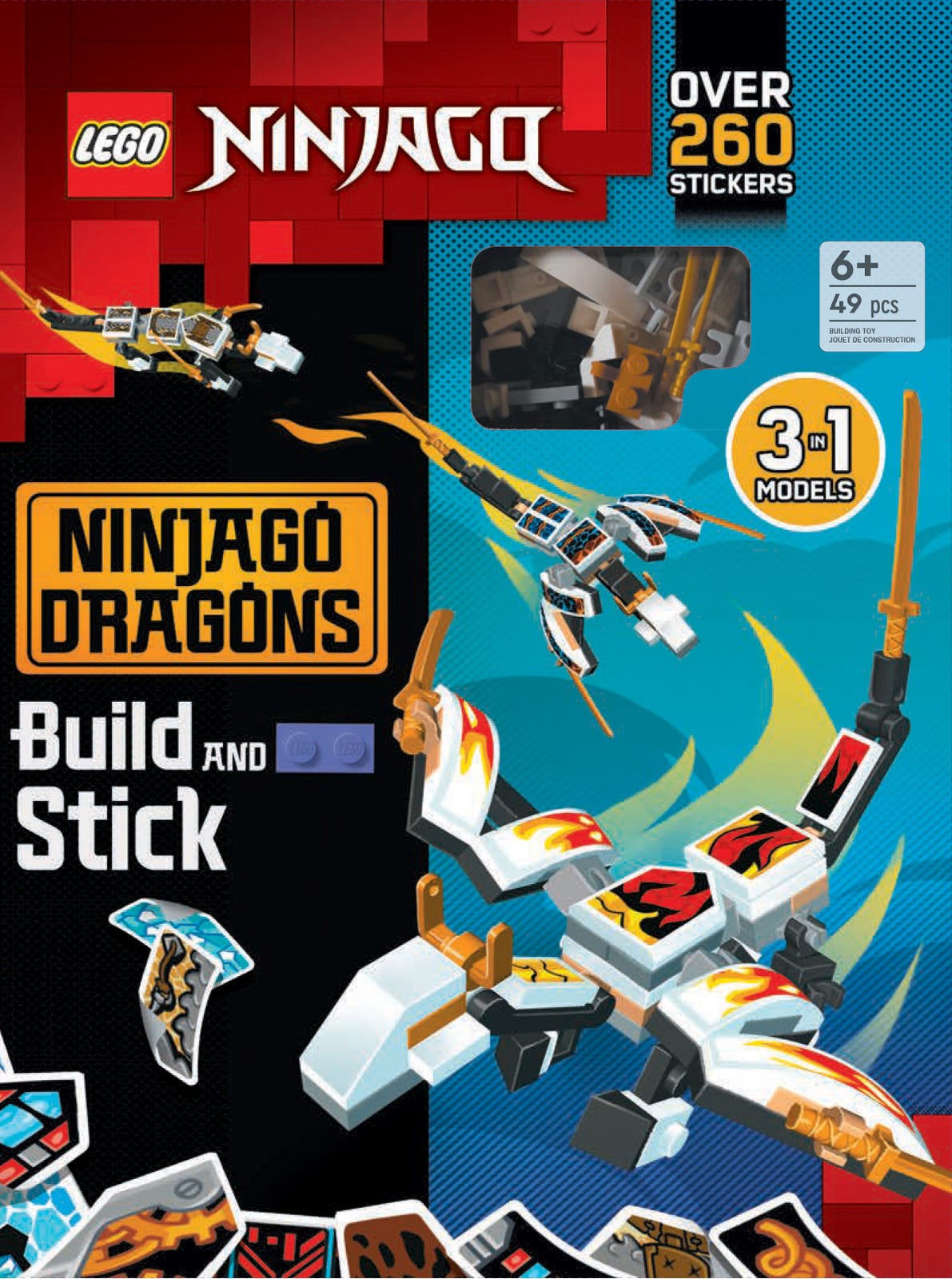 Lego Ninjago: Build And Stick: NINJAGO Dragons