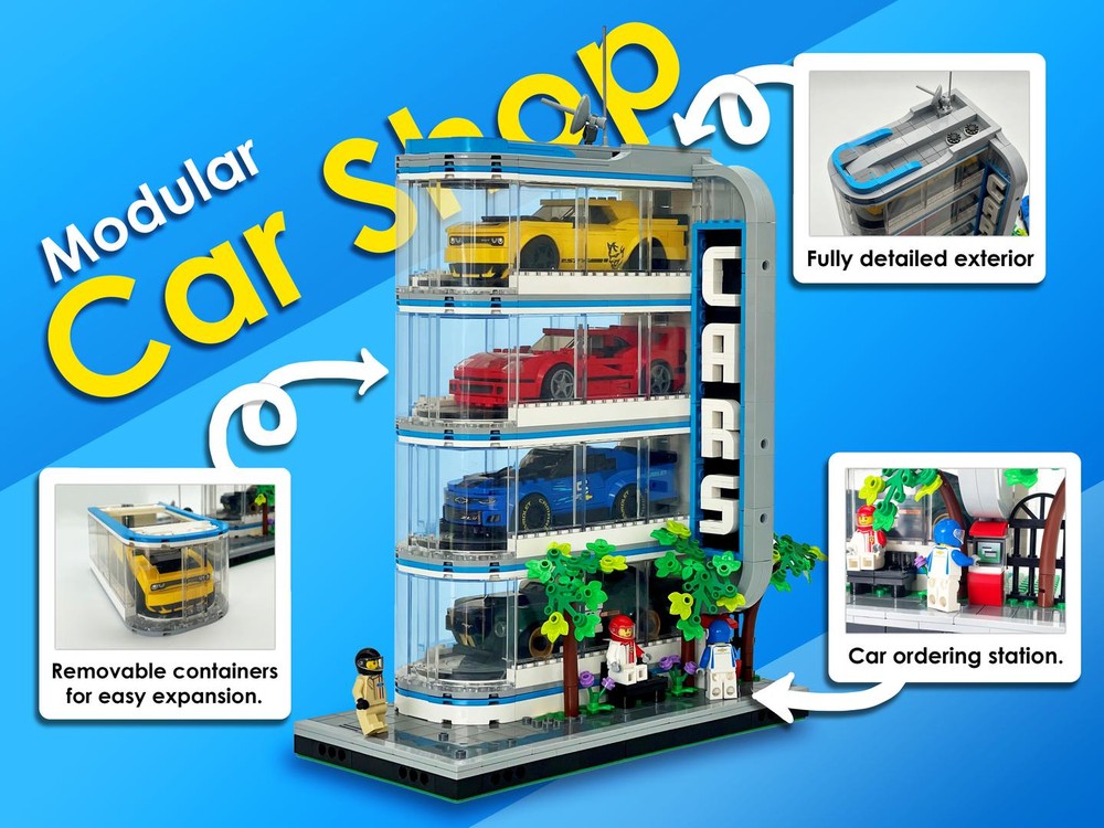 Lego Car Shop