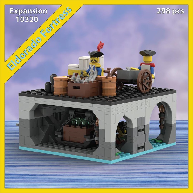 Lego Central Cave Expansion: Eldorado Fortress (10320)