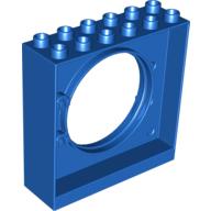 Lego Duplo Ball Tube exit with round doorway 2 x 6 x 5 / Blue
