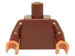 Torso Plain / Reddish Brown Arms / Nougat Hands