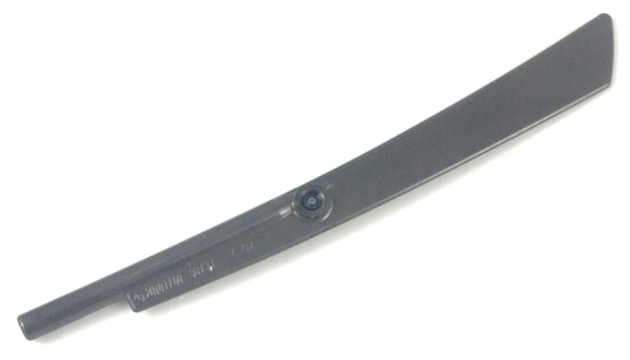 Lego Weapon Sword, Big Blade with Bar / Pearl Dark Gray