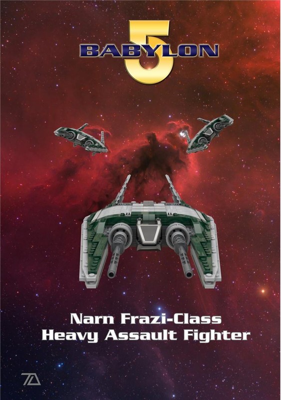 Lego Babylon 5 Narn Frazi Class Heavy Fighter