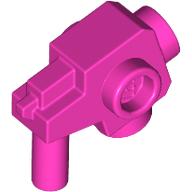 Lego Weapon Gun / Blaster with Studs on Side / Dark Pink