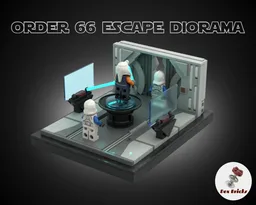 Ahsoka Tano Order 66 Escape Diorama