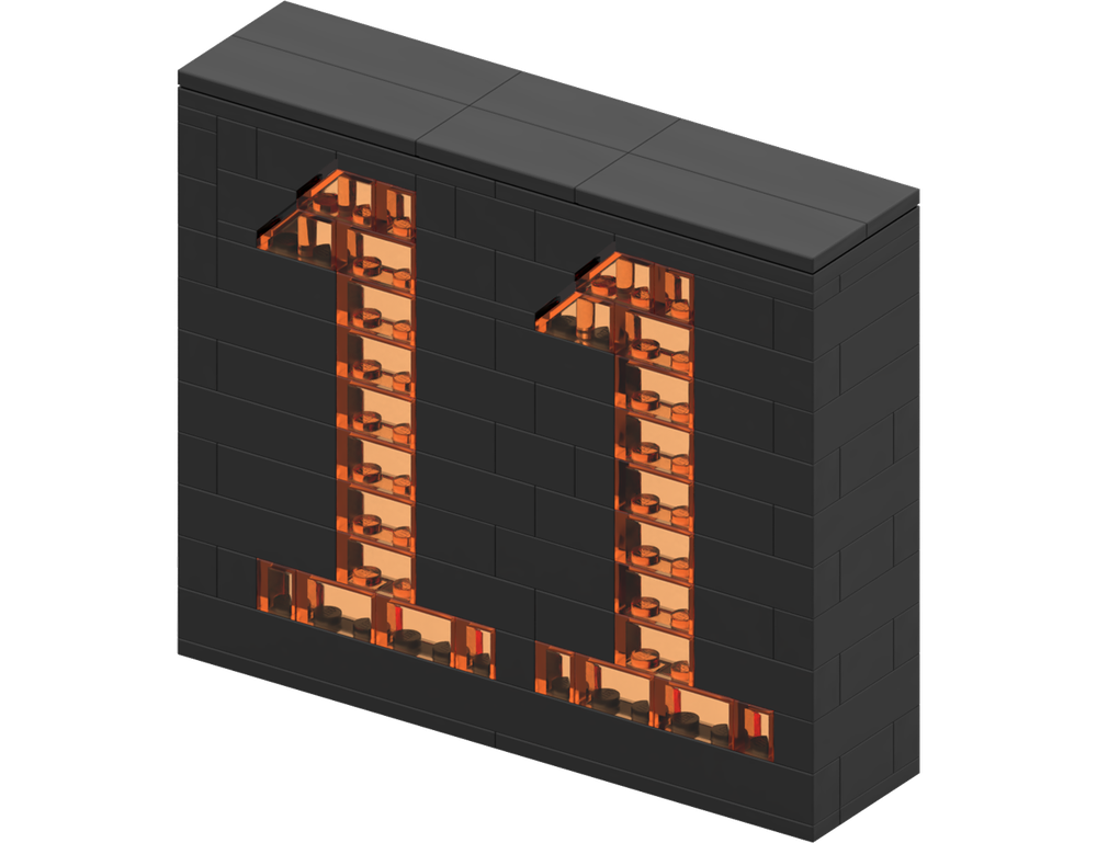 Lego Number 11 Lightbox