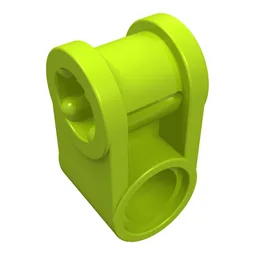 Technic Axle and Pin Connector Perpendicular / Lime