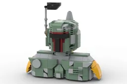 Lego Mini Boba Bounty Hunter Bust