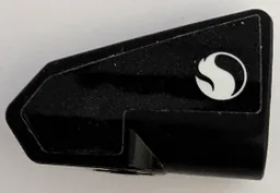 Technic, Panel Fairing # 8 Very Small Smooth Short, Side B with White Snapdragon Logo Pattern (Sticker) - Set 42165