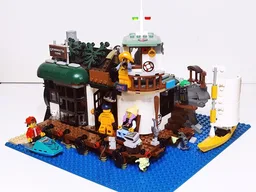 CMC - Cabinet of Marine Curiosities - Habour Hood with Interior (MOC 70431 / 70419)