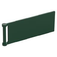 Lego Flag 7 x 3 with Rod / Dark Green