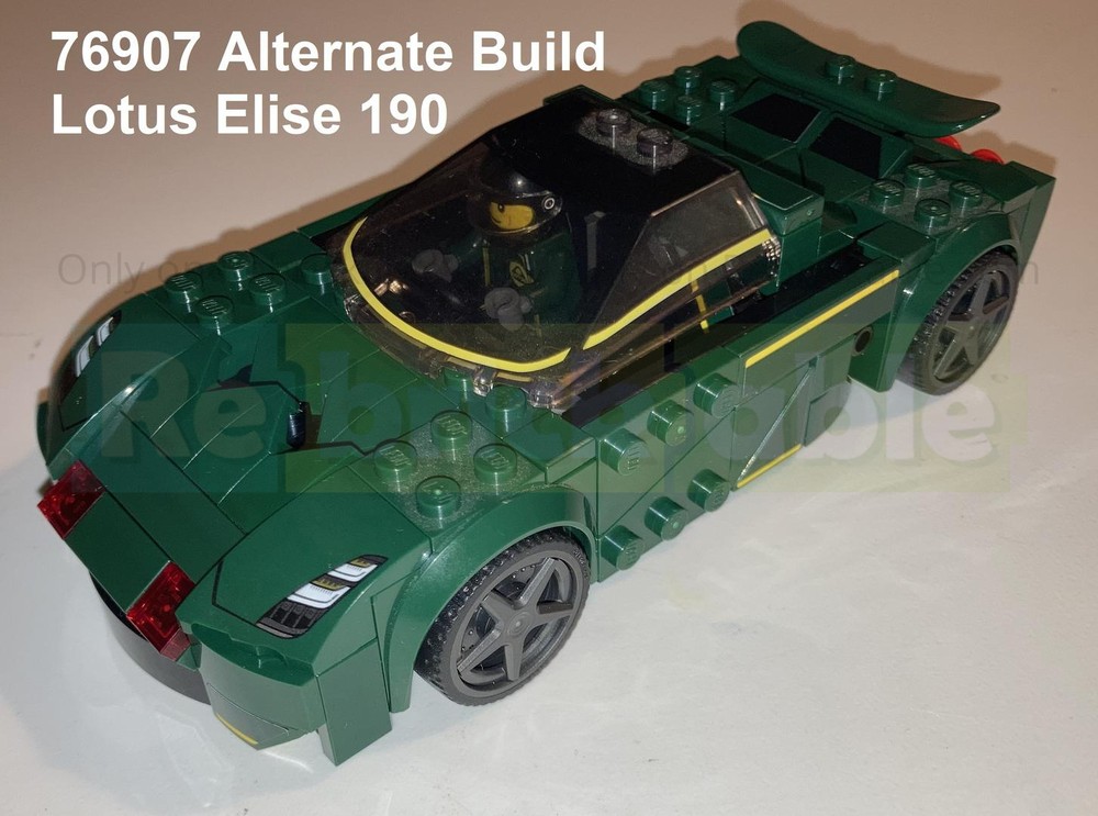 Lego 76907 Lotus Elise 190 - Alternate Build Of 76907 Lotus Evija Set