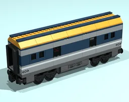 Passenger Train Baggage Car