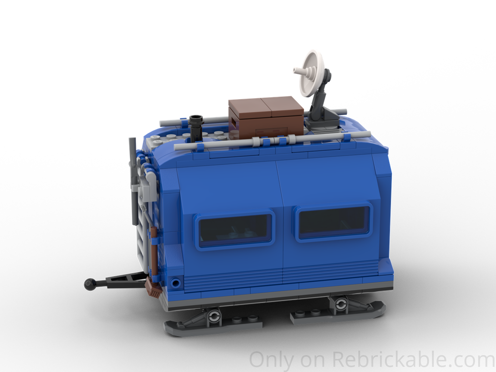 Lego Upgraded Nostalgia: Arctic Trailer: set 6520 trailer revisited