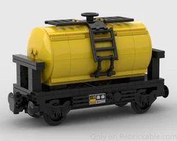 Cargo Train Tanker Wagon (6-wide)