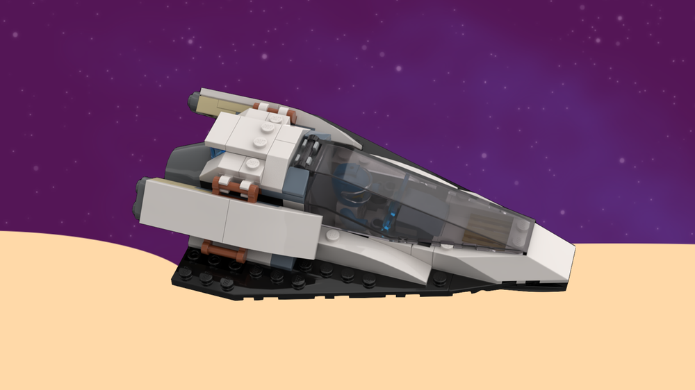 Lego City Space Reimagined: Shuttlepod from Asteroid Discovery 60429