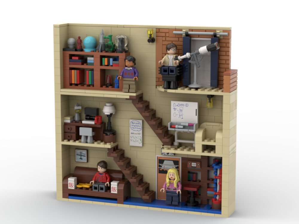 Lego The Big Bang Theory in photo frame