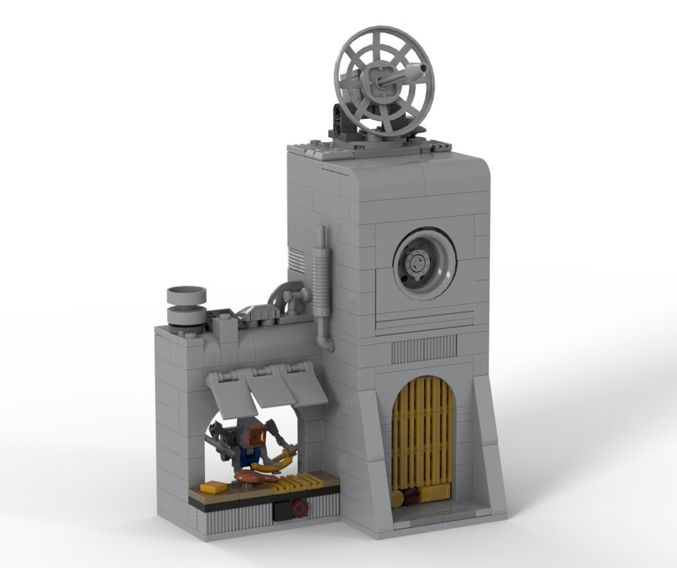 Lego Sci Fi Food Vendor Building