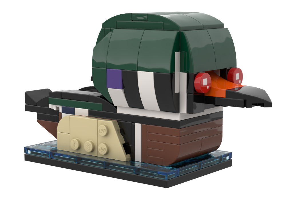 Lego Wood Duck (Male): Birdheadz