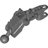 Lego Large Figure Skeletal, Limb, Angular with Ball Joint, and Ball Socket (Av-Matoran) / Dark Bluish Gray