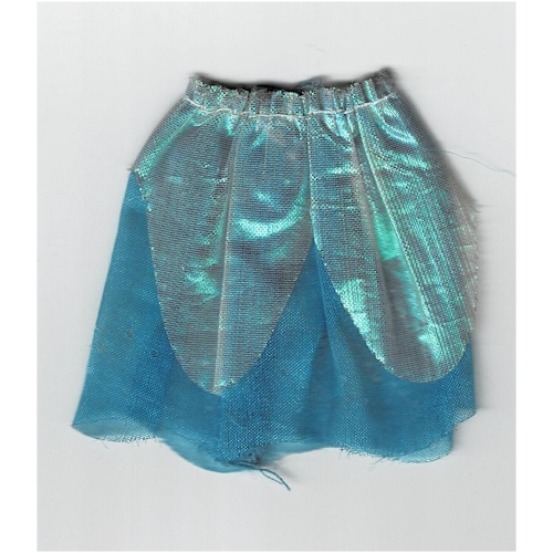 Lego Belville, Skirt, Long Sheer with Shimmery Top Layer / Blue