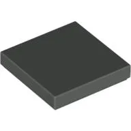 Tile 2 x 2 with Groove / Dark Gray