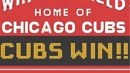 Wrigley Field Marquee