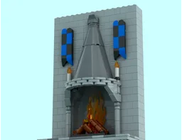 Old Stone Fireplace